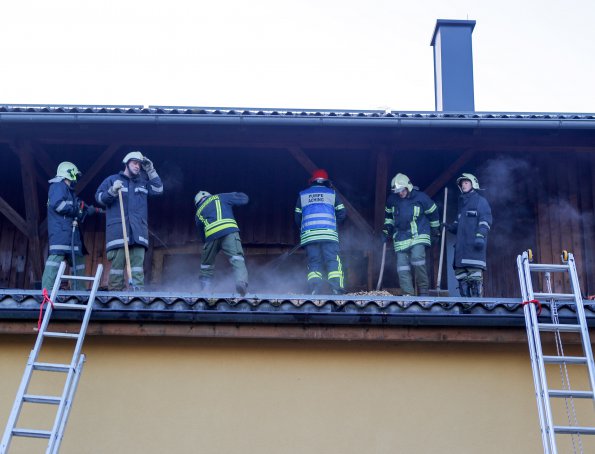 AUT, Brand LW-Objekt, Brandverdacht