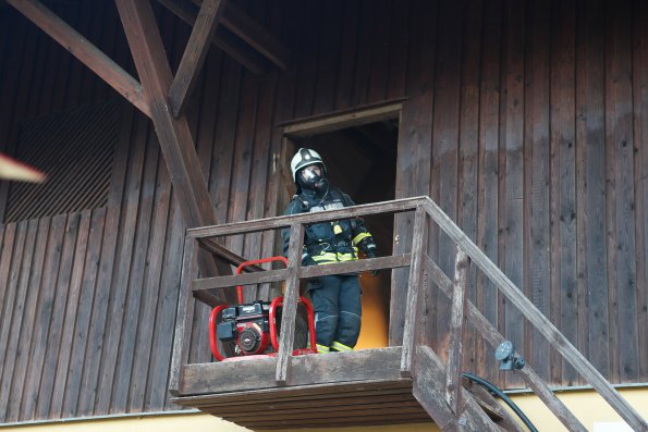 AUT, Brand LW-Objekt, Brandverdacht