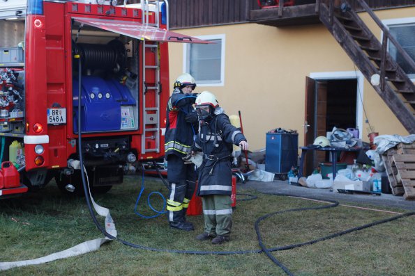 AUT, Brand LW-Objekt, Brandverdacht