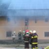 Großbrand in Schweinemastbetrieb