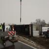 LKW-Unfall Burgkirchen 22.01. - FF Mauerkirchen (GSF)